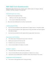 nss 2022 questions.